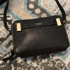 Botkier leather black crossbody camera bag
